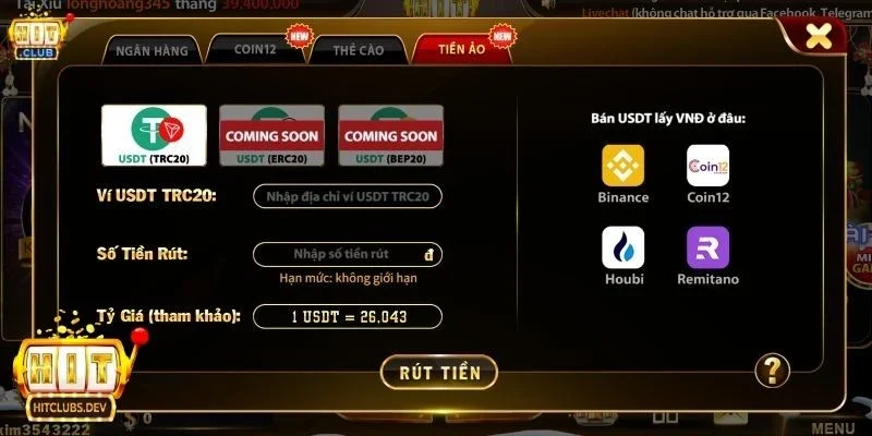 Các quy định quan trọng khi rút tiền tại cổng game